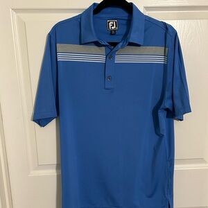 FootJoy M Blue and Gray Men's Polo Shirt
